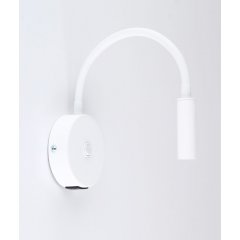 Kinkiet na wysięgniku z włącznikiem i gniazdem USB LAGOS WHITE 10202 TK Lighting