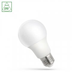 Żarówka LED GLS 9W E27 CW WOJ + 14612_9W Spectrum