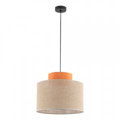 Lampa wisząca DUO JUTA ORANGE 3227 TK Lighting