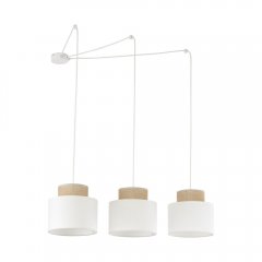 Lampa wisząca DUO WHITE JUTA 2345 TK Lighting