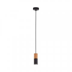 Lampa wisząca ELIT BLACK / WOOD 6309 TK Lighting