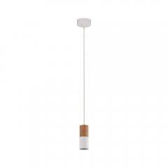 Lampa wisząca ELIT WHITE / WOOD 6305 TK Lighting