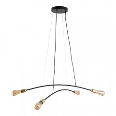 Lampa wisząca HELIX BLACK / GOLD 4602 TK Lighting