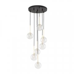 Lampa wisząca NILOS BLACK / GOLD 5362 TK Lighting