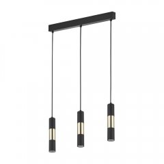 Lampa wisząca VIVIEN BLACK / GOLD 4757 TK Lighting