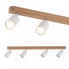 Lampa reflektor spot TOP WOOD BIAŁA / SOSNA 3297 TK Lighting