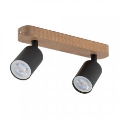 Lampa reflektor spot TOP WOOD CZARNY / DĄB 3291 TK Lighting