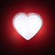 Czerwone serce na ścianę lub sufit - plafon HEART RED TK Lighting