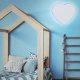 Lampa HEART BLUE dziecięca sufitowo-ścienna w kształcie serca TK Lighting