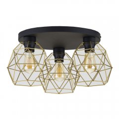 Lampa sufitowa GALAXY BLACK / GOLD 3458 TK Lighting