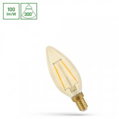 Żarówka LED GLS COG 4,9W E14 WW RetroShine WOJ + 14458_4.9W Spectrum