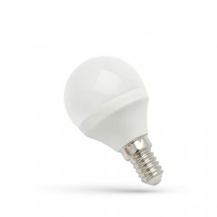 Żarówka LED Kulka E14 6W WW WOJ + 13022 Spectrum