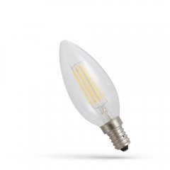 Żarówka LED Świecowa 4W E14 COG WW WOJ + 13874 Spectrum