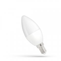 Żarówka LED Świecowa 6W E14 ściemnialna NW WOJ + 14382 Spectrum